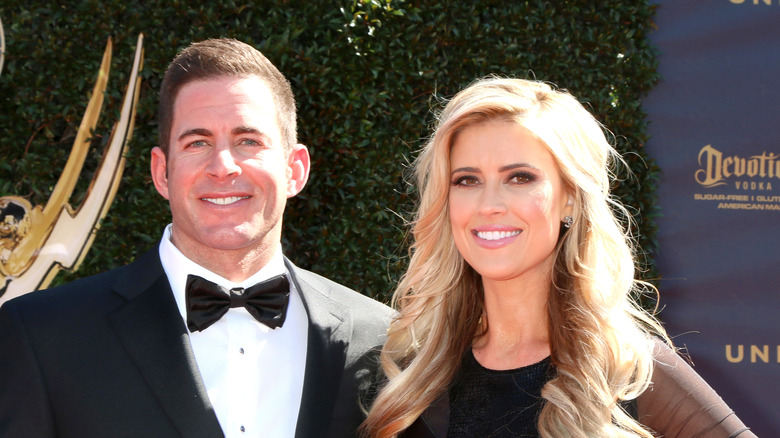 Christina Haack and Tarek El Moussa red carpet 