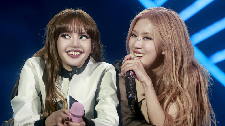 Lisa and Rosé at Coachella 2023