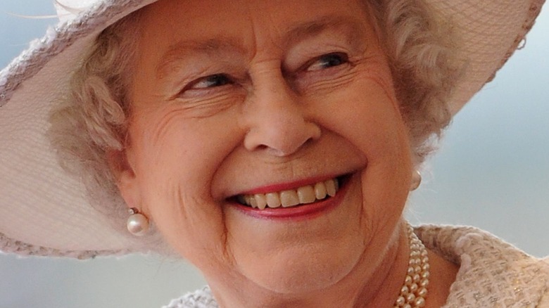 Queen Elizabeth II smiling 