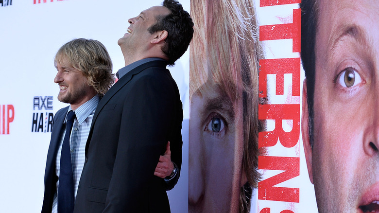 Owen Wilson and Vince Vaughn laughing