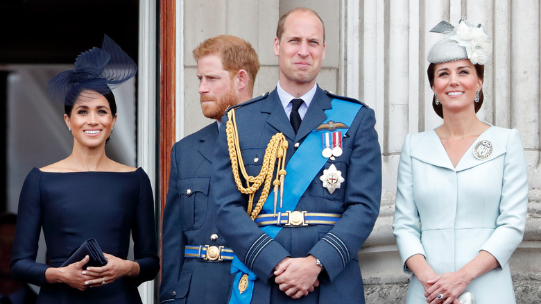 The Cambridges and the Sussexes