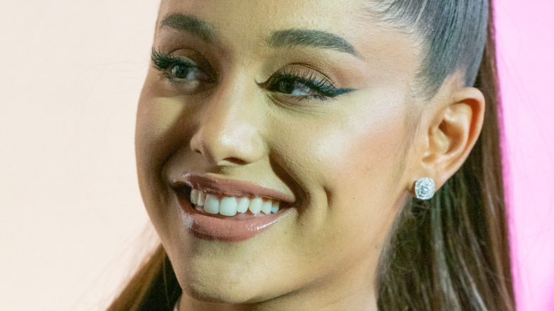 Ariana Grande smiling