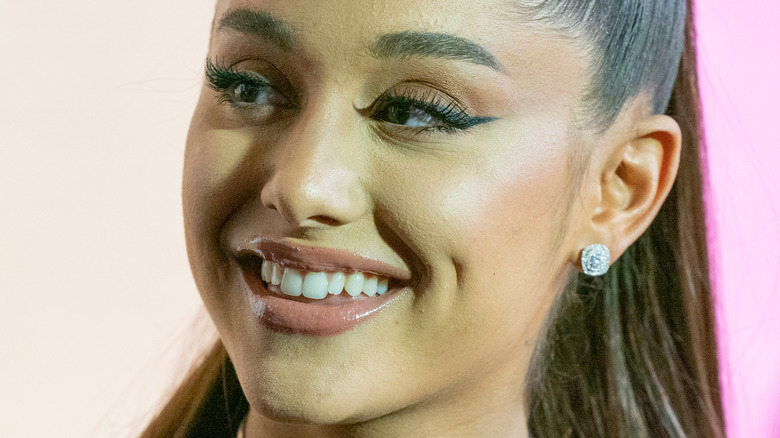 Ariana Grande smiling