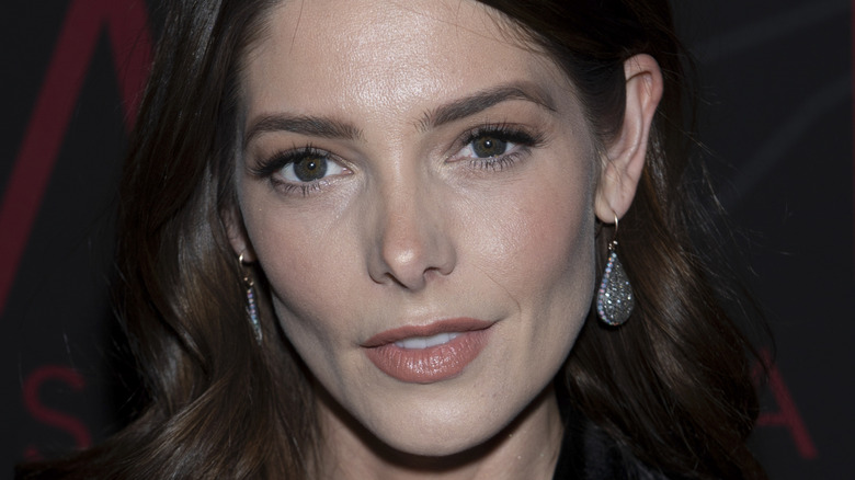 Ashley Greene smiles