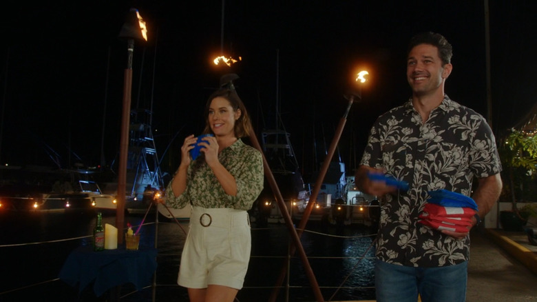 Ashley Williams and Ryan Paevey in "Two Tickets to Paradise"