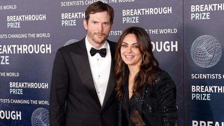 Ashton Kutcher and Mila Kunis red carpet 