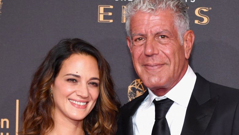 Asia Argento and Anthony Bourdain