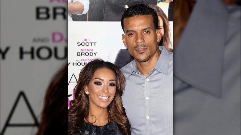 Matt Barnes and Gloria Govan smiling