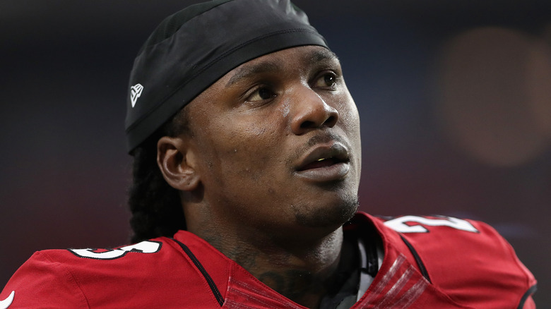 Chris Johnson on the field