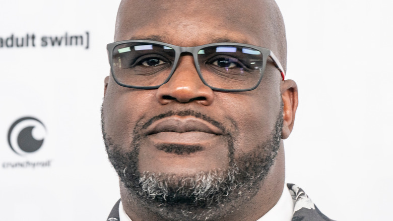 Shaquille O'Neal in glasses