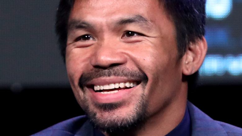 Manny Pacquiao smiling
