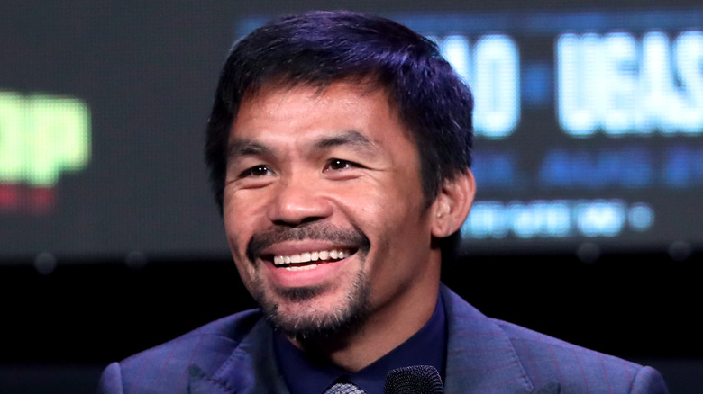 Manny Pacquiao smiling