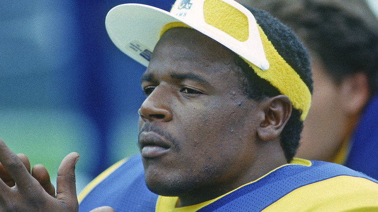 Charles White at Pro Football Hall of Fame in 1988