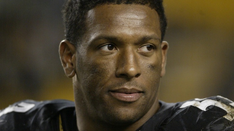 Clark Haggans during a game