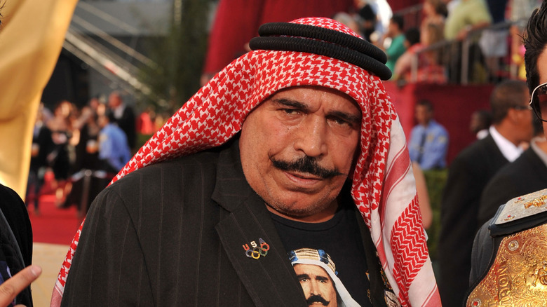 The Iron Sheik posing