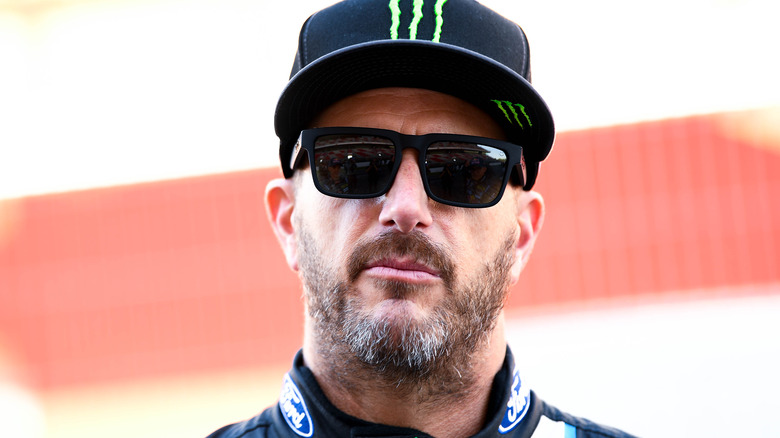 Ken Block in black shades
