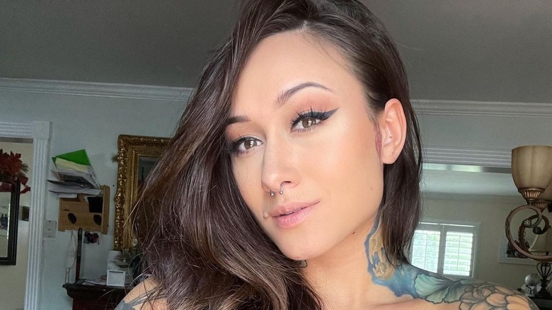 Sherry Schmidt selfie with a nose ring