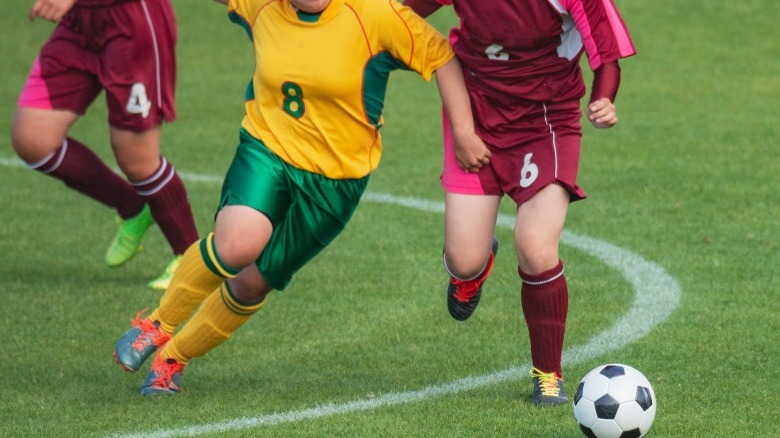 Female soccer players