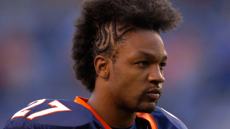 Darrent Williams with a mohawk