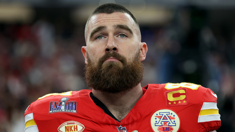 Travis Kelce with beard