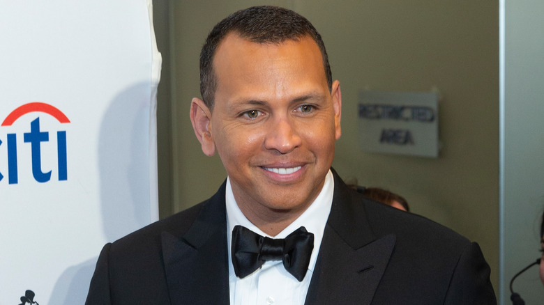 Alex Rodriguez smiling