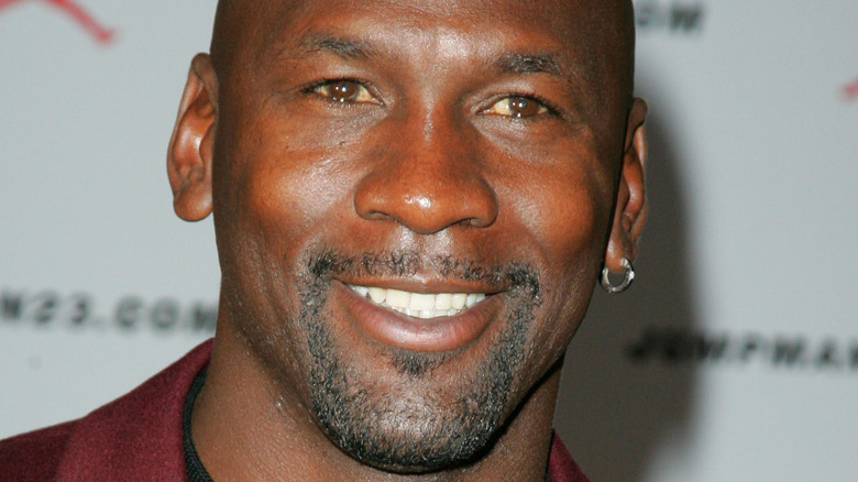 Michael Jordan smiling