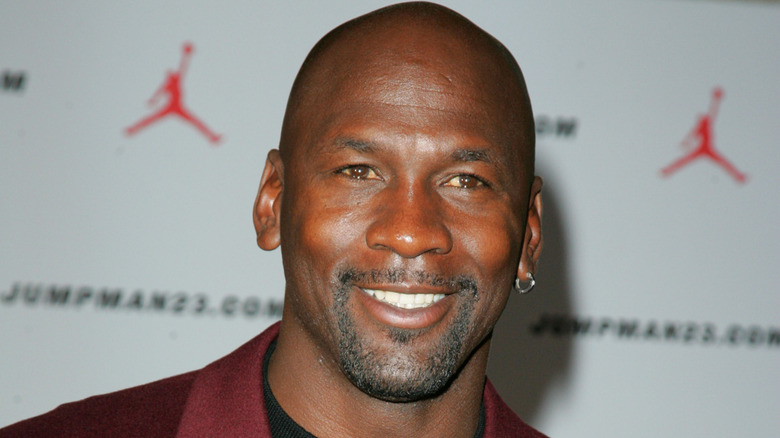 Michael Jordan smiling