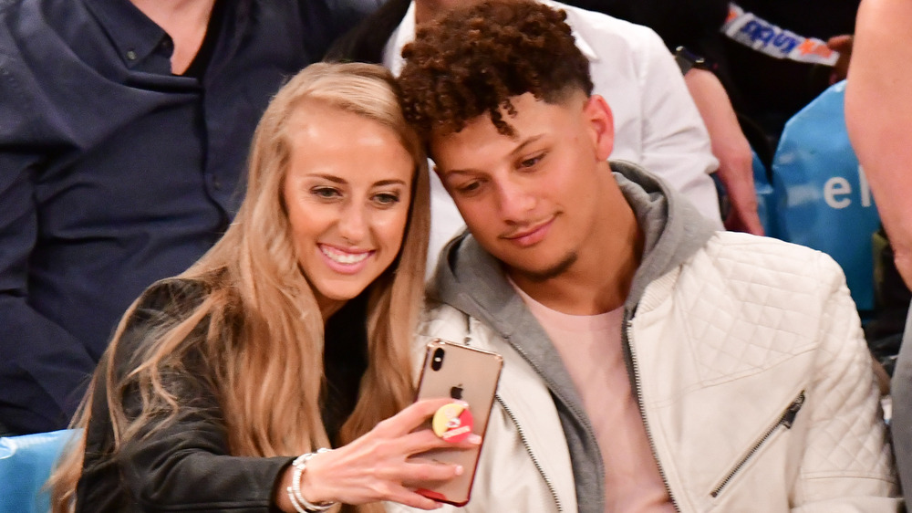 Brittany Matthews and Patrick Mahomes