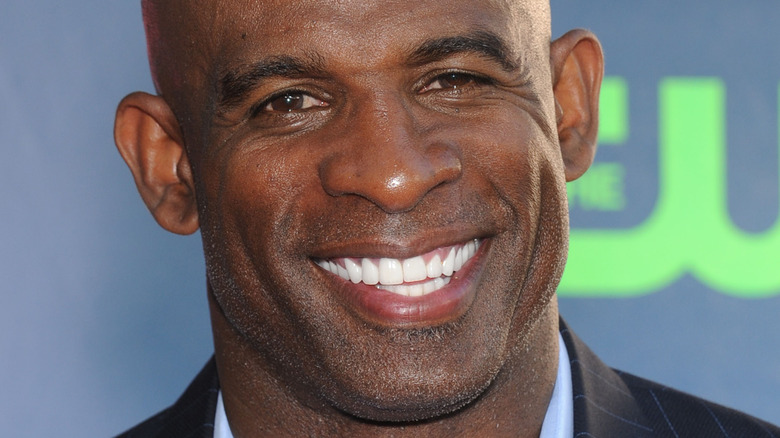 Deion Sanders with a big smile