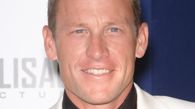 Lance Armstrong smiling