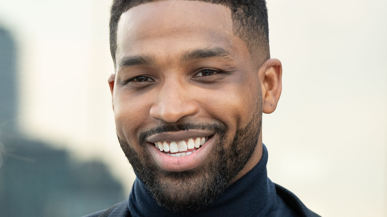 Tristan Thompson smiling