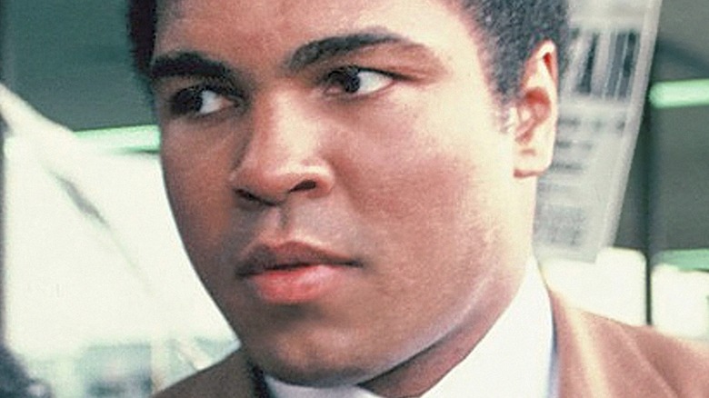 Muhammad Ali looking away