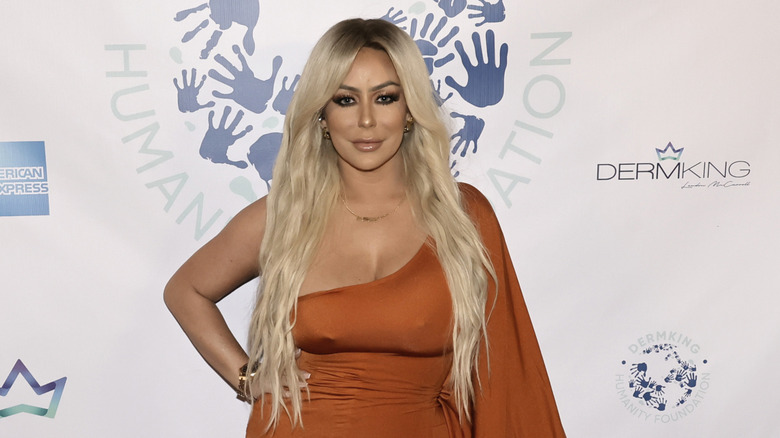 Aubrey O'Day posing
