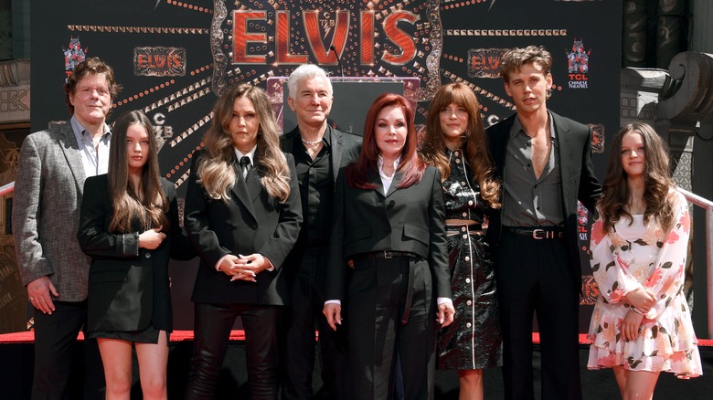 Presley family and Elvis cast and crew 