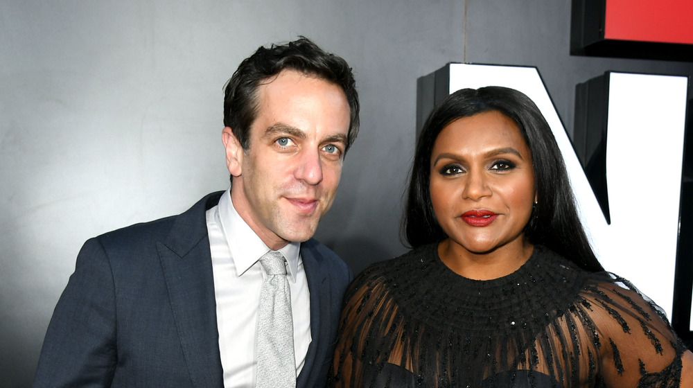 B.J. Novak and Mindy Kaling