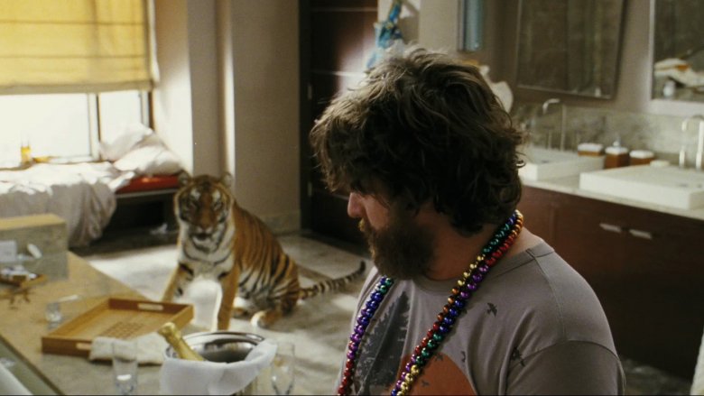 Alan in The Hangover's tiger scene
