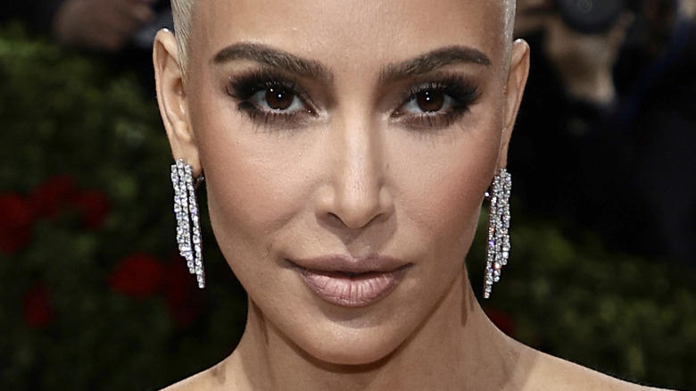 Kim Kardashian attends The 2022 Met Gala Celebrating 