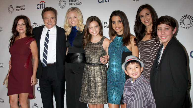 Bailee Madison and the cast of Trophy Wife on red carpet