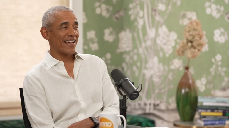 Barack Obama appearing on the "IMO" podcast