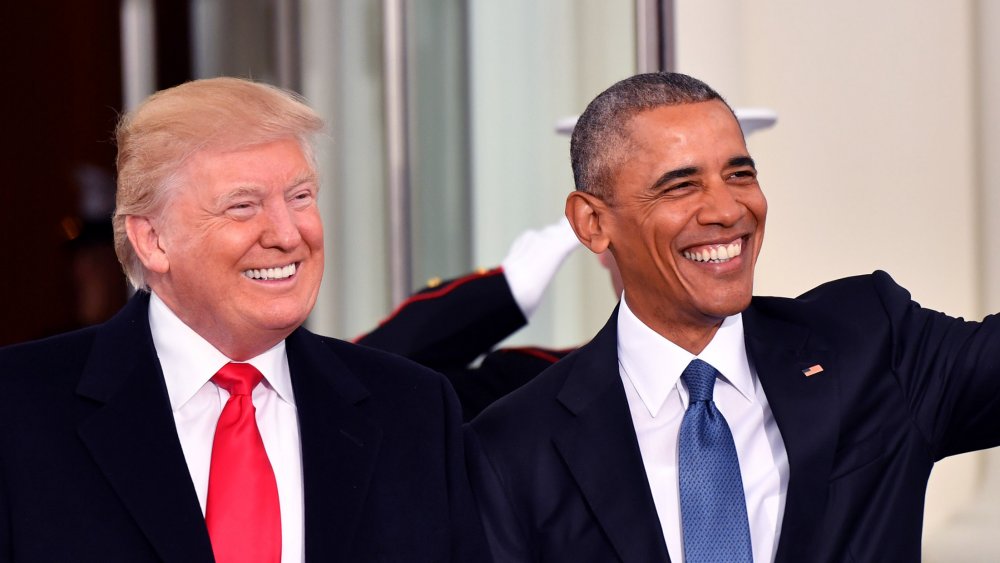 President Donald Trump and Barack Obama