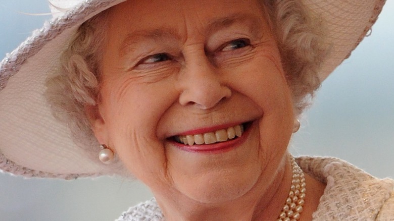 Queen Elizabeth II smiling 