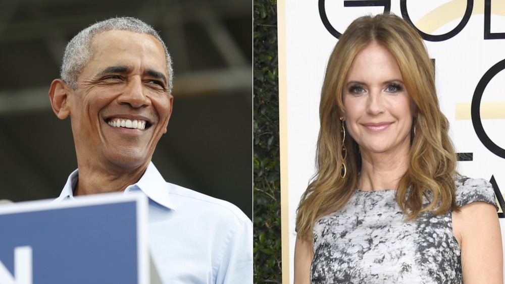 President Barack Obama & Kelly Preston