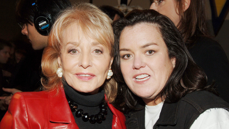 Rosie O'Donnell with Barbara Walters 