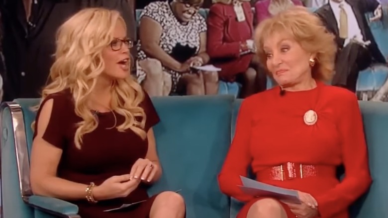 Jenny McCarthy and Barbara Walters on The View