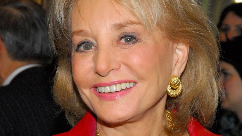 Barbara Walters smiles