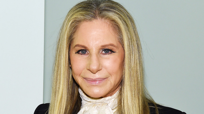 Barbra Streisand smiling