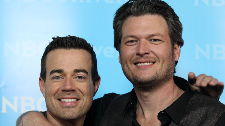 Carson Daly and Blake Shelton