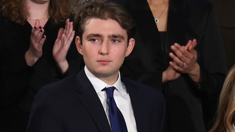 Barron Trump at the inauguration