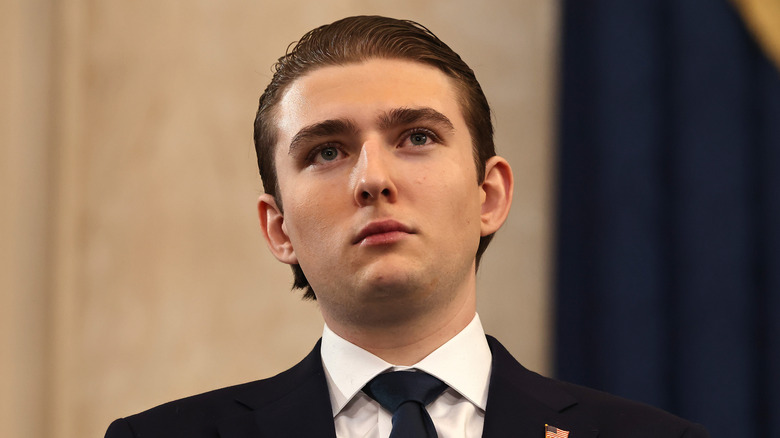 Barron Trump at the inauguration