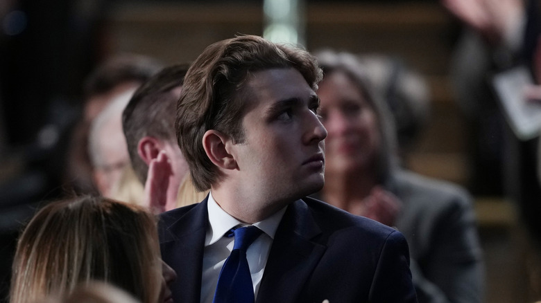 Barron Trump attending the State of the Union address during a Joint Session of Congress at the U.S. Capitol